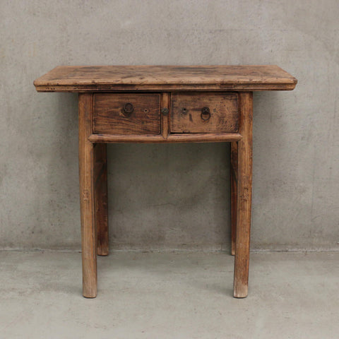 Antique Wooden Console with Drawers 650L