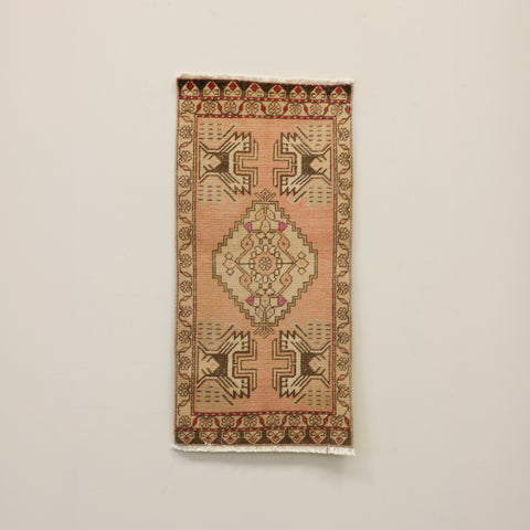 Hand Knotted Anatolian Turkish Rug 49 x 103