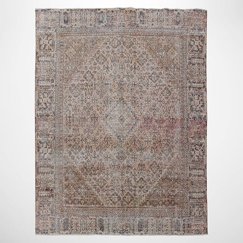 Hand Knotted Persian Vintage Shirazi Rug 278 x 193cm