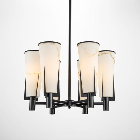 Ritz Chandelier in Black Antique