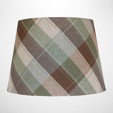 Highland Tartan 46cm Tall Tapered Drum Lampshade
