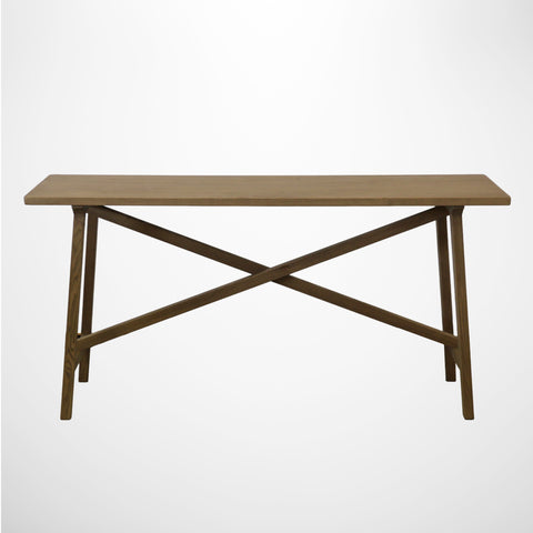 Omaha Console in Weathered Oak