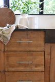 Devon Kitchen Unit with Honed Bluestone Bench