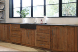 Devon Kitchen Unit with Honed Bluestone Bench