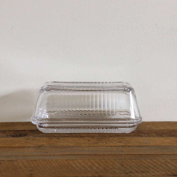 Frette Glass Butter Dish