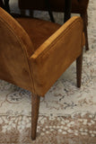 Costa Carver Armchair in Cognac Velvet
