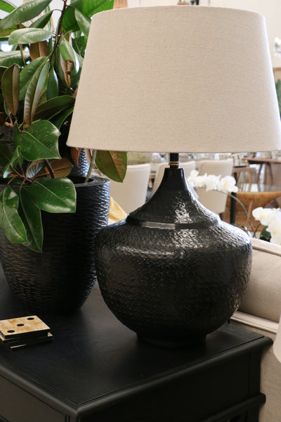 Sarajavo Lamp Base Black/Bronze Finish