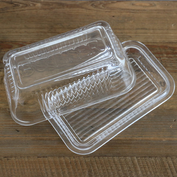 Frette Glass Butter Dish