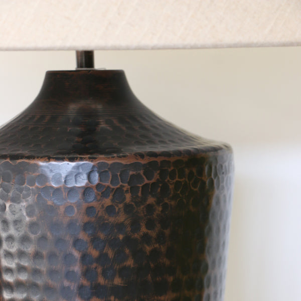 Saville Dark Bronze Tall Urn Lamp