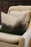 Dusk at Huka Linen Lumbar Cushion Cover 40 X 60