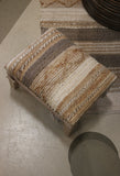 Calypso Stool in Woven Jute & Cotton