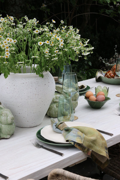 Rabbits in Moss Green