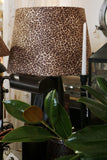Leopard Print 46cm Tall Tapered Drum Lampshade