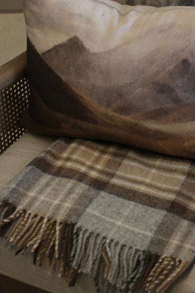 Wool Tartan Throw in McKellar