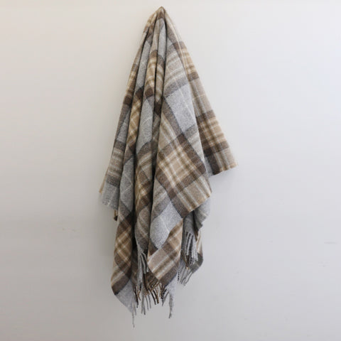 Wool Tartan Throw in McKellar