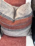Wool Dartmoor Throw in Ketchup