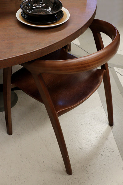 Claude Dining Chair with Arms Cocoa Elm