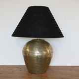 Ravello Etched Lamp in Brass Antique Finish