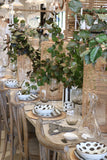 Loire Extension Trestle Dining Table in White Washed Pine