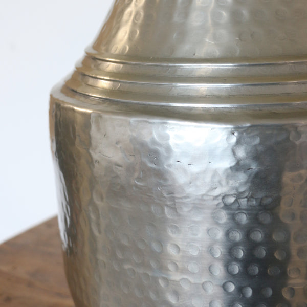 Marrakesh Urn Lamp in Pewter Finish