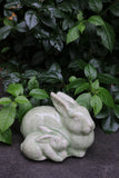 Rabbits in Moss Green