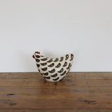 Ceramiques De Lussan Pullet in White with black Specks - Small
