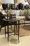 Saison Occasional Table in Old Brass Finish