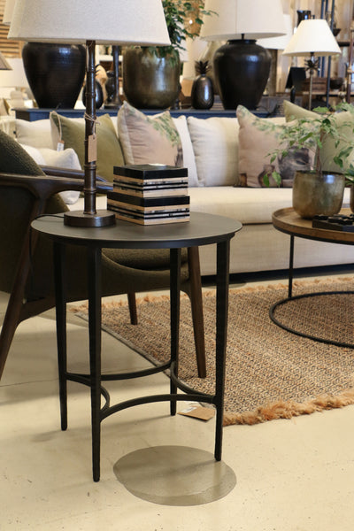 Saison Occasional Table in Old Brass Finish