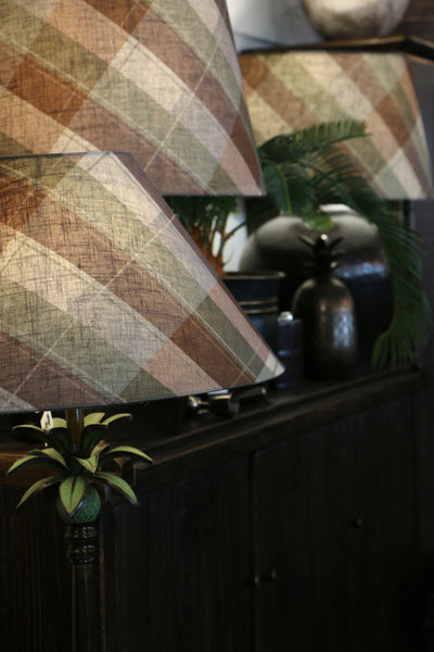 Highland Tartan 51cm Tapered Drum Lampshade