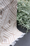 Sandstone & Ivory Aztec Rug Indoor/Outdoor 180 x 120