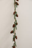 Pinecone Garland with Pine Needles