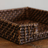 Bermuda Napkin Holder Walnut Rattan