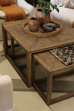 Omaha Natural Oak Coffee Tables Nest of 3