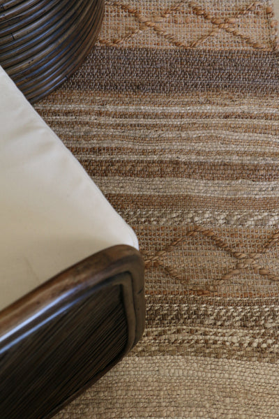 Calypso Woven Jute & Cotton Rug 180 x 120