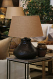 Genie Beaten Bronze Lamp Base