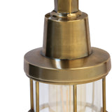 Outdoor Cage Wall Light in Ant Brass