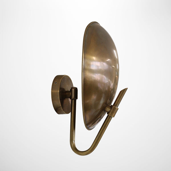 Memphis Disc Brass Wall Sconce