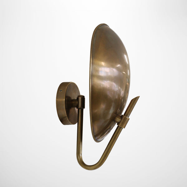 Memphis Disc Brass Wall Sconce