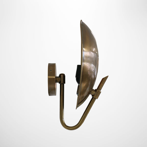 Memphis Disc Brass Wall Sconce