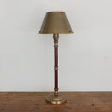 Eliza Brass & Maple Lamp Base with Shade