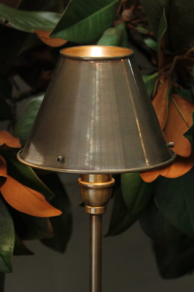 Claridge Petite Brass Table Lamp & Shade