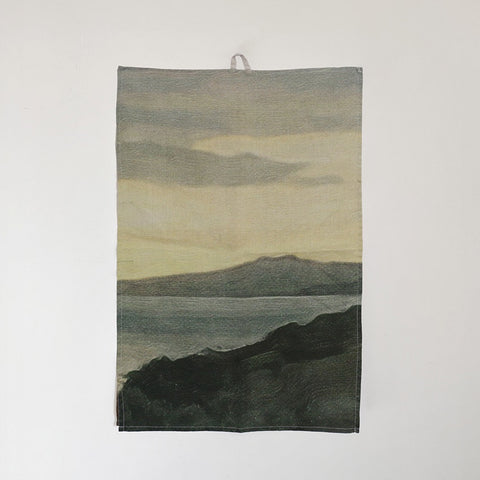 Island at Dusk Tea Towel