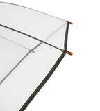 Anatole Oxmo Clear Dome Umbrella with Khaki Piping
