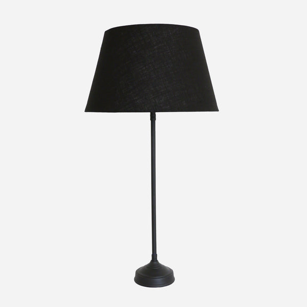 Parisian Style Candle Lamp Base in Matte Black