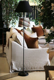 Parisian Style Floor Lamp Base in Matt Black
