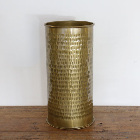 Rossini Umbrella Stand in Antique Brass Finish