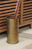 Rossini Umbrella Stand in Antique Brass Finish