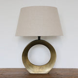 Brass and Bronze Halo Lamp base