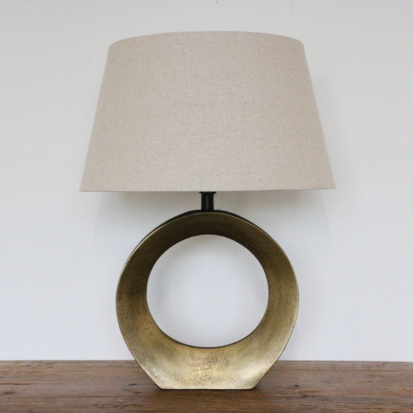 Brass and Bronze Halo Lamp base