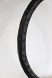 Forged Circular Lamp Base in Matt Black